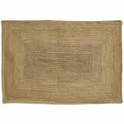 Aspect Coloris Naturelle Finitions Tressée Matériau principal 100 % jute Dimensions Largeur (en cm) 120,00 Longueur (en cm) 1 ...