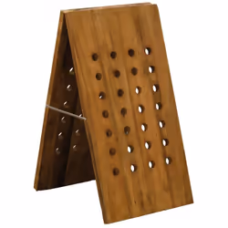 Aubry Gaspard - Grand porte-bouteilles en bois recyclé - Naturel