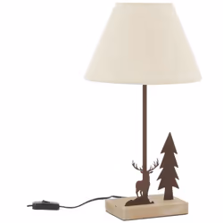 Aubry Gaspard NLA 3170, Métal, Chambre à coucher, E27, 1 ampoule(s), Ambiance, 25 cm