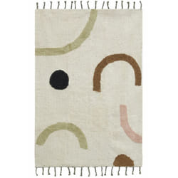 Tapis en coton Abstrait