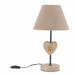 Aubry Gaspard NLA 3180, Bois, Bois, Chambre à coucher, E27, 1 ampoule(s), Ambiance