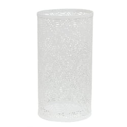 Aubry Gaspard - Porte-parapluies en métal feuilles - Blanc
