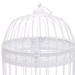 Aubry Gaspard - Cages en métal laqué blanc (Lot de 2) - Blanc