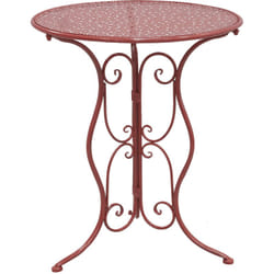 Table ronde en métal
