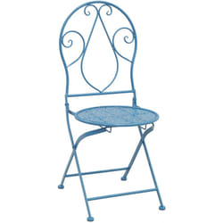 Chaise pliante en métal