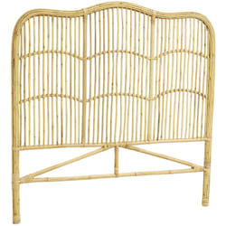 Tête de lit en rotin naturel Sommier 90 cm