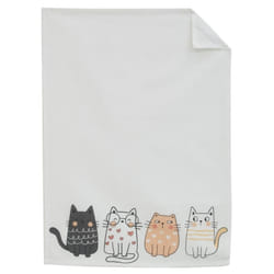 Torchon 100% coton Chats mignons