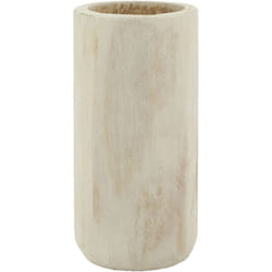 Aubry Gaspard - Grand vase rond en bois clair