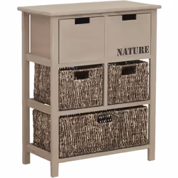 Aspect Matériau principal Bois naturel Matériaux secondaires maïs Dimensions Hauteur (en cm) 72,00 Longueur (en cm) 58,00 Pro ...