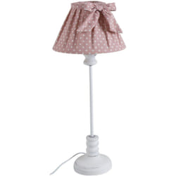 Aubry Gaspard - Lampe en bois et coton à pois
