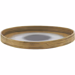 Aspect Coloris Naturel Blanc Noir Finitions Laquée et naturelle Matériau principal Bambou Dimensions Diamètre (en cm) 35,00 H ...