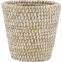 Aspect Coloris Naturel Blanc Finitions Naturelle Matériau principal Jonc de mer Matériaux secondaires Plastique recyclé Dimen ...