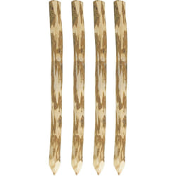 Aubry Gaspard - Poteaux en noisetier (Lot de 4) Hauteur 150 cm