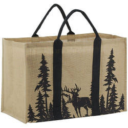 Sac à bûches en jute