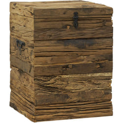 Coffre en bois massif recyclé Petit modèle