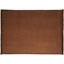 Tapis en coton à franges