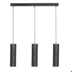 Suspension trio en métal cylindrique Linéaire