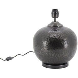 Pied de lampe en métal martelé