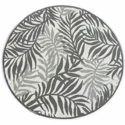 Description générale Tapis rond en polypropylène, fabriqué à 100 % à partir de plastique recyclé. Conçu pour un usage extérie ...