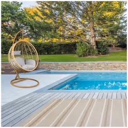 Aspect Coloris Beige Matériau principal Polypropylène, 100% plastique recyclé Dimensions Longueur (en cm) 180,00 Profondeur ( ...