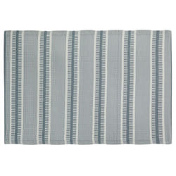 Aubry Gaspard - Tapis d'extérieur en polypropylène 120 x 180 cm Ethnique - Gris