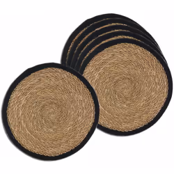 Aspect Coloris Naturel Noir Finitions Naturelle et teintée Matériau principal Jonc naturel Matériaux secondaires Jute Dimensi ...