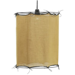 Abat-jour pour suspension en coton Riad Moyen Safran