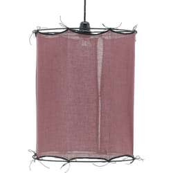 Abat-jour pour suspension en coton Riad Moyen Lit de vin