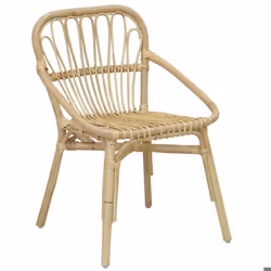 Chaise en rotin Backa naturel