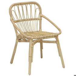 Chaise en rotin Backa naturel
