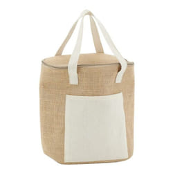 Aubry Gaspard - Sac lunch isotherme en jute Naturel 27x18x30