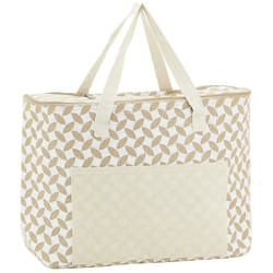 Aubry Gaspard - Sac lunch isotherme en jute Feuille 46x15x32