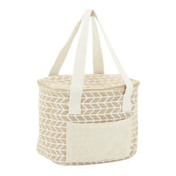 Aubry Gaspard - Sac lunch isotherme en jute Géométrique 20x15x15