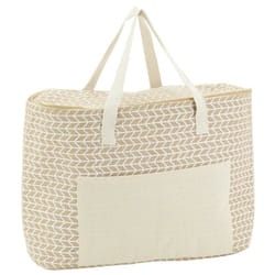 Aubry Gaspard - Sac lunch isotherme en jute Geométrique 46x15x32