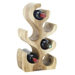 Range-bouteilles en bois de suar 6 Bouteilles