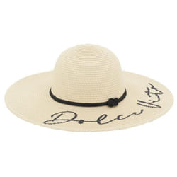 Chapeau femme en papier cordé Dolce Vita