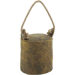 Cale-porte en nubuck et corde