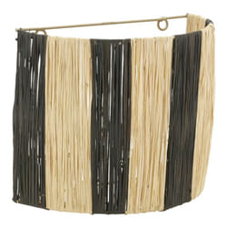 Aubry Gaspard - Applique murale en raphia Kenya Applique Rayé
