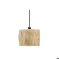 Abat-jour pour suspension en raphia naturel Kenya Abat-jour naturel