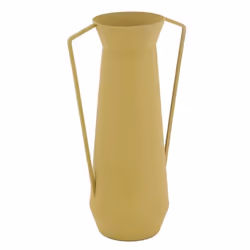 Vase amphore - AUBRY GASPARD - Métal - Teinté jaune - 2 anses