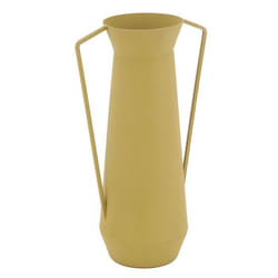 Vase amphore - AUBRY GASPARD - Métal - Teinté jaune - 2 anses