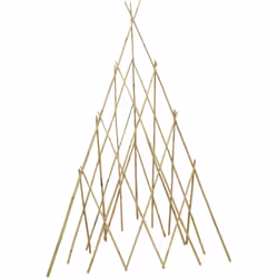 Aspect Matériau principal Bambou naturel Dimensions Hauteur (en cm) 150,00 Treillis tipi en bambou naturel Tuteur en forme de ...