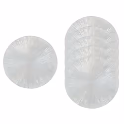 Aspect Coloris Argent Matériau principal vinyle Dimensions Diamètre (en cm) 38,00 Autres caractéristiques Composition Lot de  ...
