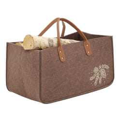 Aubry Gaspard - Sac à bûches en feutrine 50 x 25 cm