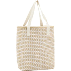 Aubry Gaspard - Sac lunch isotherme en jute Géométrique 32x15x39