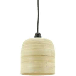 Aubry Gaspard - Abat-jour cloche pour suspension en bambou naturel