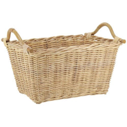 Corbeille à linge en rotin naturel