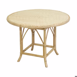 Table ronde en rotin naturel Ø 120
