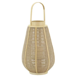 Aubry Gaspard - Lanterne bois et jute naturel h 41