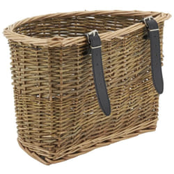 Aubry Gaspard - Panier à vélo en osier et polyuréthane Grand modèle